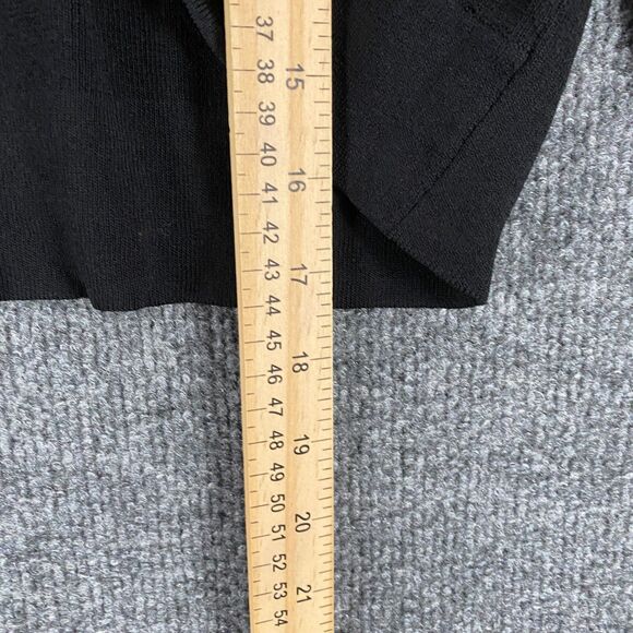 Lemmie Nina Leonard Cardigan Womens M Black Cropped Open Front Evening Formal - Picture 7 of 7